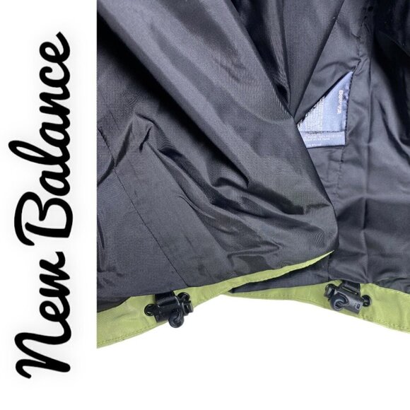 NEW BALANCE Performance Outerwear Rain Jacket in Yellow Green, Size XL - Picture 7 of 12